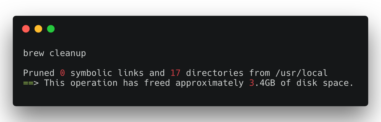 brew cleanup